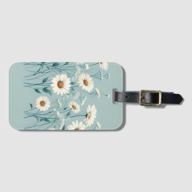 Üppige Daisy’s Gepäckanhänger (Vorderseite (Horizontal))