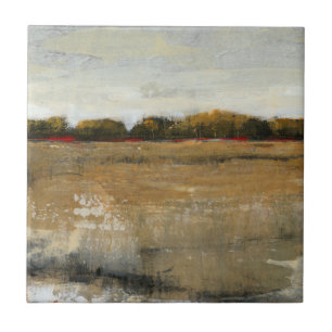 Üppige grüne Landschafts-Landschaft Fliese