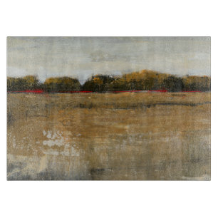 Üppige grüne Landschafts-Landschaft Schneidebrett