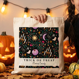 Üppige Halloween-Süßigkeiten Streich oder Sauber M Tragetasche