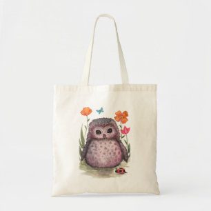 Üppige Lila Eulen-Tasche Tragetasche