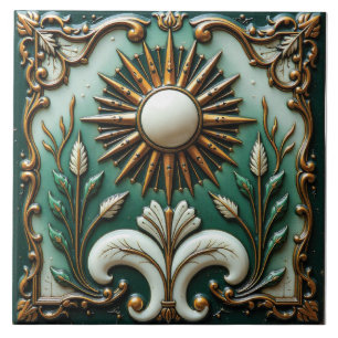 Üppige Sonnenwende Fliese