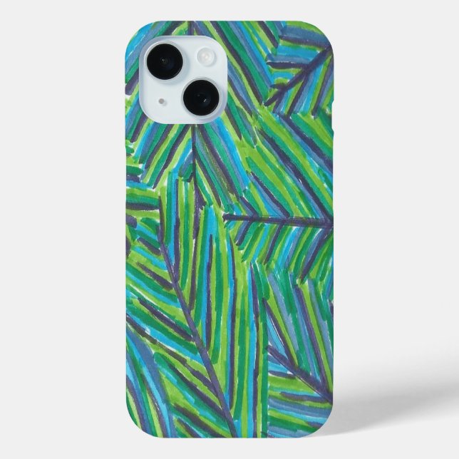 üppige tropische Nächte Case-Mate iPhone Hülle (Rückseite)