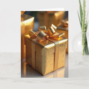 Üppige Weihnachtskarte mit Ornamenten Karte