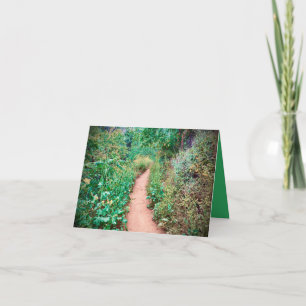 Üppige Wildblumenwegkarte Karte