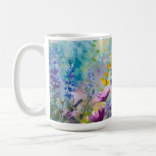Üppiger Blumenbecher  Kaffeetasse