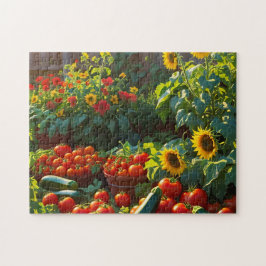 Üppiger Garten Puzzle