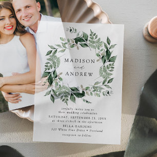 Üppiger Grünkränze Hochzeit