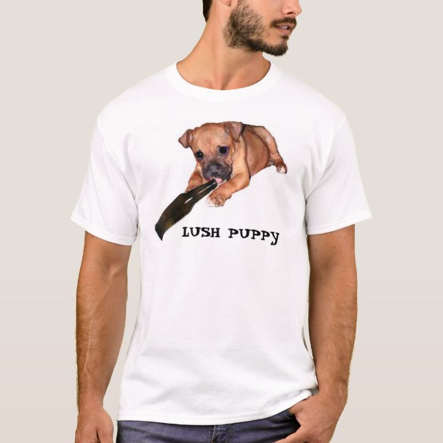 üppiger Welpe T-Shirt (Vorderseite)