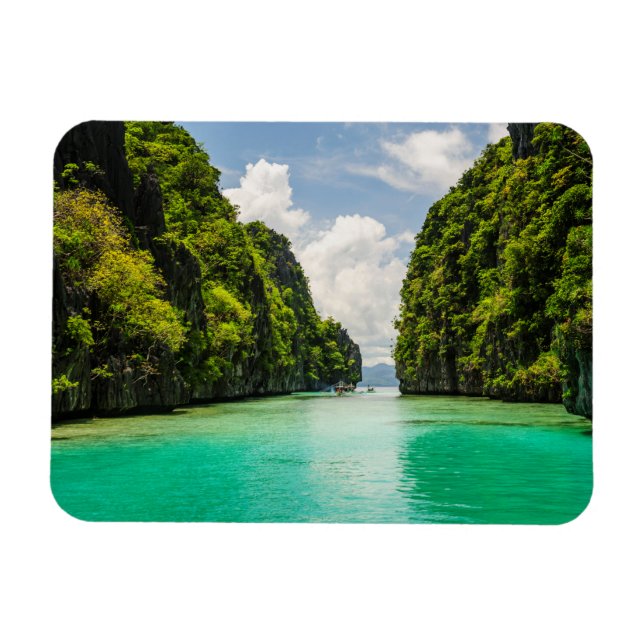 Üppiges Bacuit-Archipel Magnet (Horizontal)