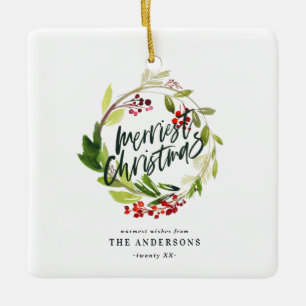 üppiges Christentum, rotes Gebäck Keramikornament