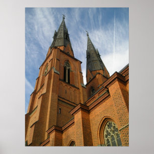Uppsala-Kathedrale Print Poster