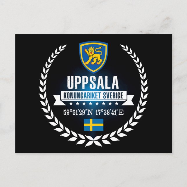 Uppsala Postkarte (Vorderseite)