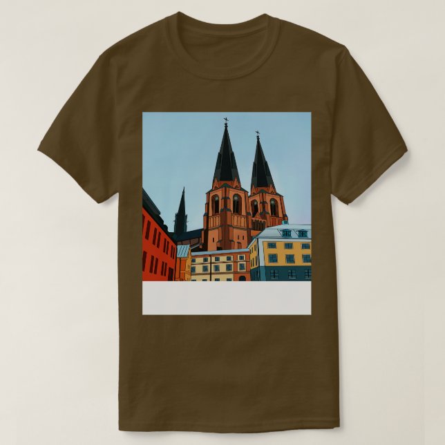 Uppsala Schweden 2 T-Shirt (Design vorne)