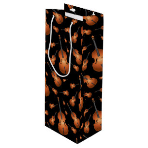 Upright Bass Music Teacher Jazz Geschenktüte Für Weinflaschen