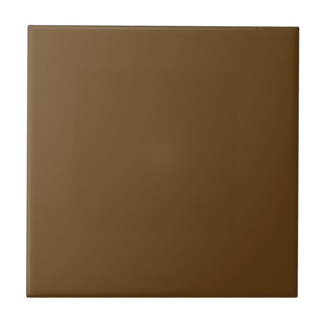 UPS Pullman Brown Solid Color Tile Fliese (Vorderseite)