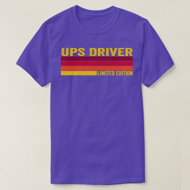 Ups-Treiber T-Shirt (Design vorne)