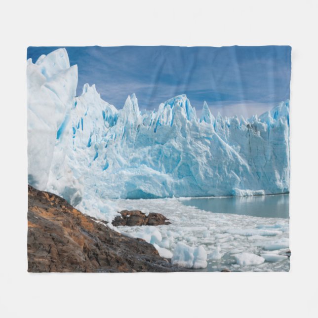 Upsala Gletscher Fleecedecke (Vorderseite (Horizontal))