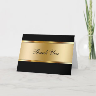 Upscale Thank You Cards Dankeskarte