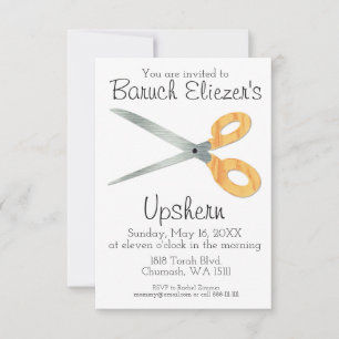 Upshernish Einladung Upshern Upsherin Einladungen