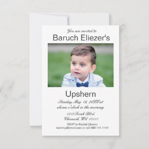 Upshernish Einladung Upshern Upsherin Einladungen