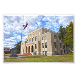 Upshur Landkreis Courthouse, Gilmer, Texas Poster