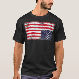 Upside Down American Flag Not United Staaten U T-Shirt