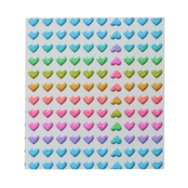 upside-down Liebe Notizblock (Vorderseite)
