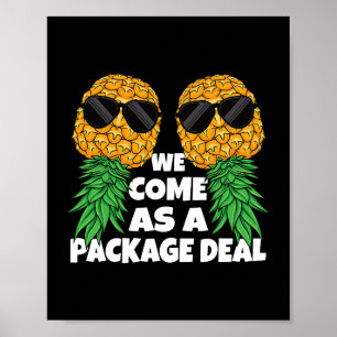 Upside Down Pineaple Swinger Couple Paket Deal Poster