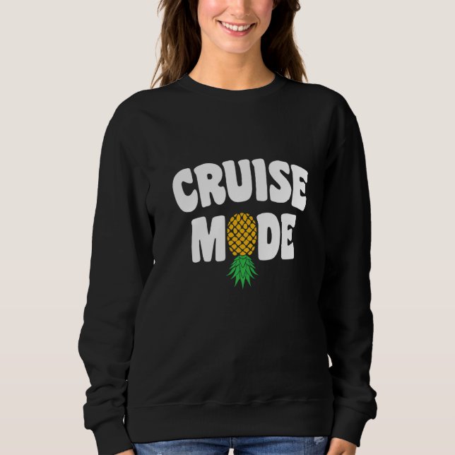 Upside Down Pineapple Sharing Swinger Cruise Sweatshirt (Vorderseite)