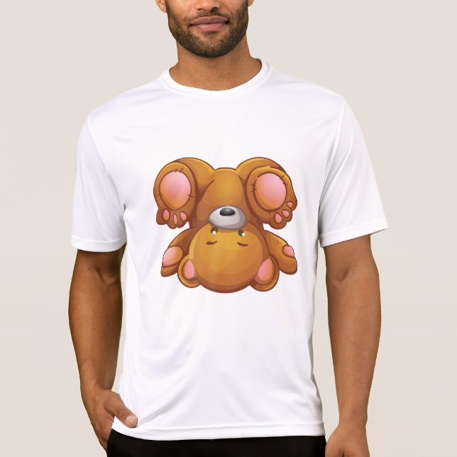 Upside Down Teddy Bear T-Shirt (Vorderseite)
