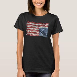 Upside Down USA Flag erschüttert US Symbolismus Wa T-Shirt