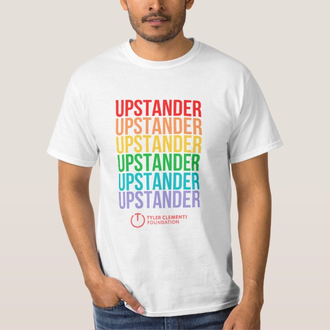 Upstander Pride Shirt (Vorderseite)