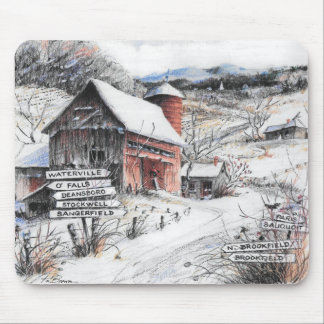 Upstate New York Winter Mousepad