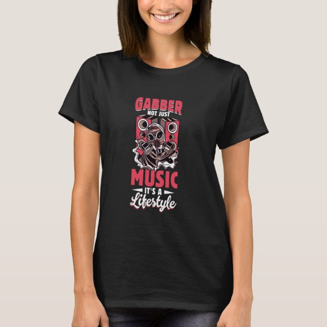Uptempo Speedcore BPM Hakke Gabber T-Shirt (Vorderseite)