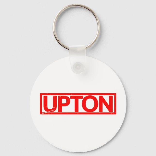 Upton-Briefmarke Schlüsselanhänger (Vorderseite)