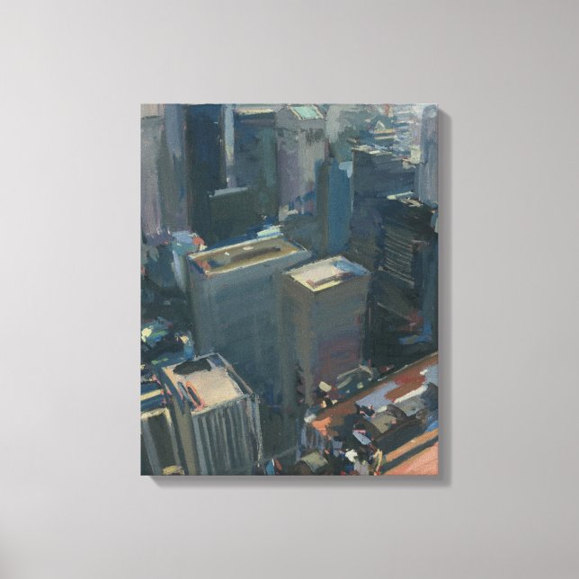 Uptown - Blick nach unten 2012 Leinwanddruck (Vorderseite)