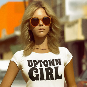 UPTOWN GIRL Vintage T - Shirt
