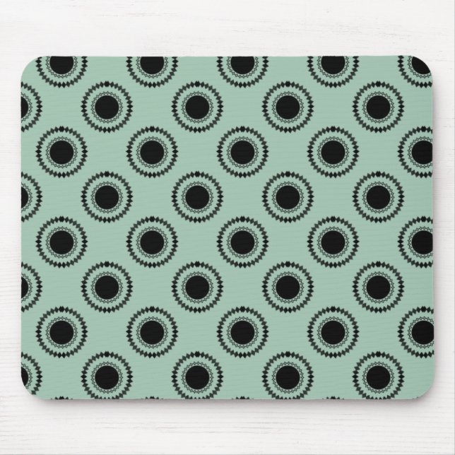 Uptown Hipster Mousepad, Sage Mousepad (Vorne)