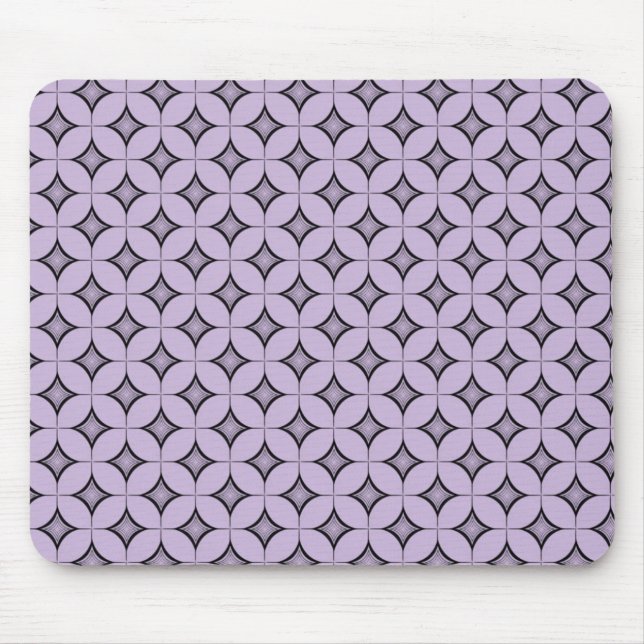 Uptown Retro Mousepad, Lavender Mousepad (Vorne)