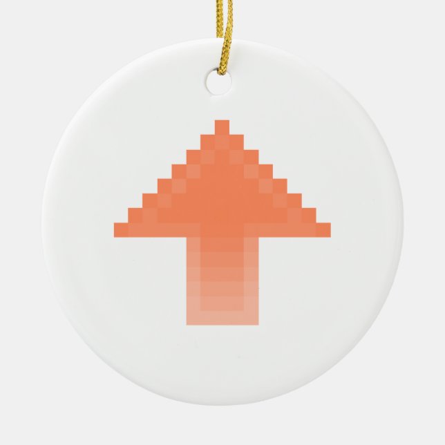 Upvote Keramik Ornament (Vorne)