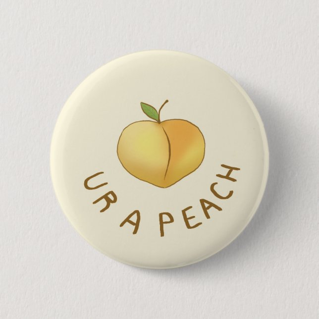 ur a peach button (Vorderseite)