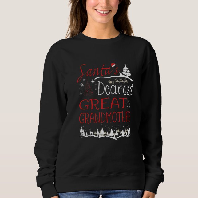 Ur-Großmutter Familientags-Dankfestfeier Sweatshirt (Vorderseite)