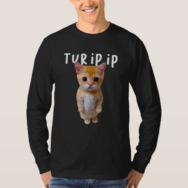 Ur Ip Ip El Gato Meme Sad Crying Cat Munchkin Kitt T-Shirt (Vorderseite)