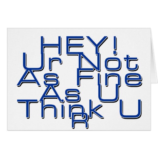 Ur nicht so fein wie Sie denken, dass Sie sind (Vorderseite (Horizontal))