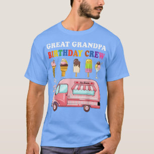 Ur-Opa des Geburtstags-Eiscreme-Autos T-Shirt