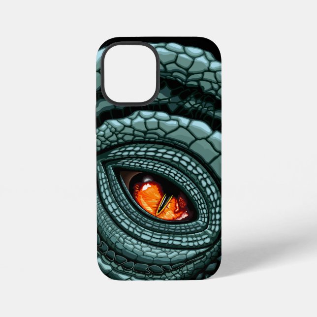 Uraechsen-Raubtierauge iPhone Hülle (Rückseite)