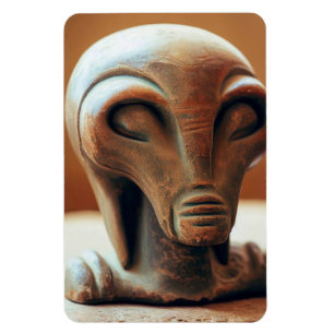 Uralte Alien Statue Magnet