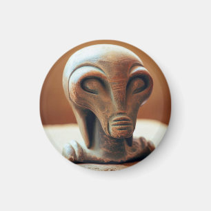 Uralte Alien Statue Magnet