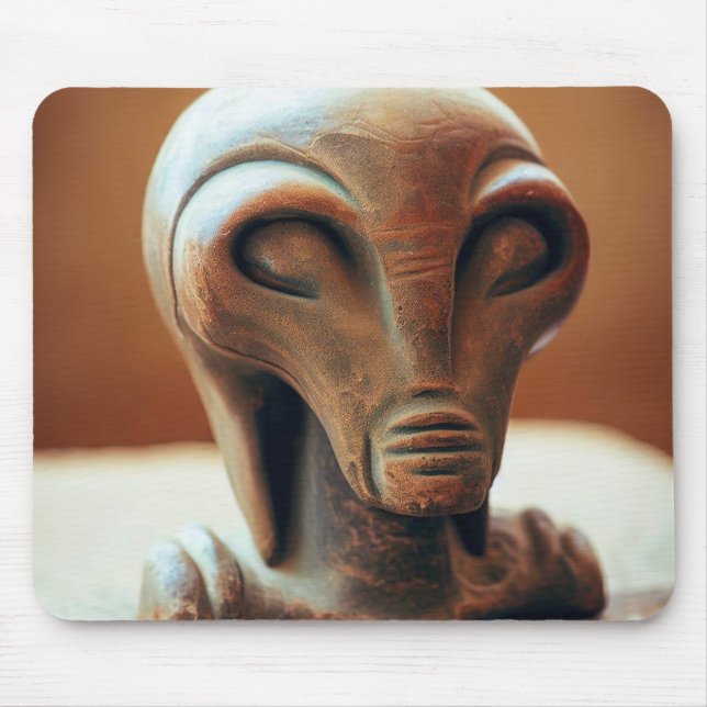 Uralte Alien Statue Mousepad (Vorne)